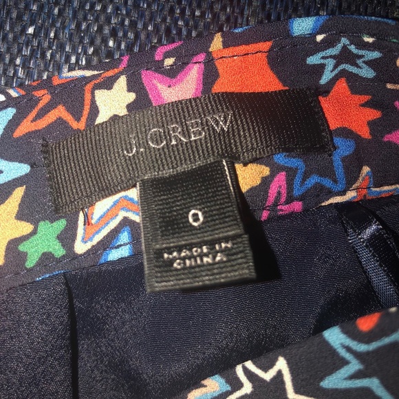 🌈❤️🍀CLOSET CLOSING NWOT jCrew skirt star print - Picture 6 of 7